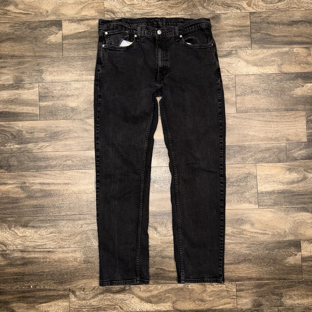 Levi's 559 Slim Fit Straight Leg Dark Wash Denim Jeans Men's 38x34 Black